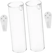 Levemolo Nursery Pots Bulk Wall-Mounted Glass Vase Decorative Flower Planter for Home Office