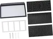 OSALADI 1set Solar Lighted Address Sign Numbers for Outdoor Use Energy Saving Control for All Weather for Gardens Hotels