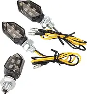 LED Turn Signal Light Super Bright 2pcs Motorcycle Mini Universal Led Motorbike Lampe Amber Blinker LED Indicators Light