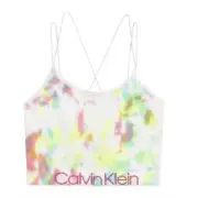 Calvin Klein Bralette TieDye Logo Big Girl Small Ribbed Longline NWT | #4