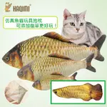 貓咪玩具抱枕 仿真魚30CM金龍魚