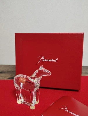 Baccarat Noah's Ark Crystal Buffalo Cow Rare