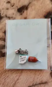 Origami Owl You've Got Goals Charm Set of 3 NEW