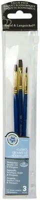 Royal & Langnickel(R) Sable Value Pack Brush Set-3/Pkg