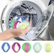 5Pcs Multicolour Reusable Hair Remover, Washing Machine Hair Catcher Laundry Ball Dryer Ball for Clothing Dog Cat Pet Hair Remover for Laundry Lint Remover Washing Balls Reusable Dryer Balls