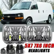 5x7" 7x6 Headlight Hi/Lo DRL For Chevy Express 1500 2500 3500 4500 Cargo Van (for: Peugeot)