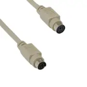 [10pc] 50' MDIN 6 6Pin Male to Female Cable Shielded PS/2 Keyboard Mouse to PC