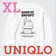 PEANUTS Snoopy m16 Uniqlo Peanut Sweatshirt With Tag White Xl