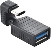 Type C OTG Adapter 180 Degree Up Down Angle USB 3.0 Interface Converter Adapter Compatible with Tables Connector(USB 3.0)