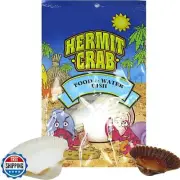 Needzo Hermit Crab Food and Water Shell Dishes, Habitat Tank Supplies for Pet