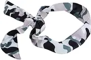 [Outanaya] Sports Bandana Headband Sports Headscarf Men Hair Band Polyester Black