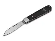 Boker Solingen Barlow Folding Knife 2.5" N690 Blade, Prime Beech Wood Handle