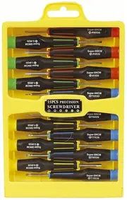 15 Piece Micro Driver Set With vast variety fasteners all shapes and sizes
