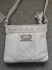 Oroton Soft Leather Cross Body Bag IVORY