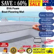 Seamanship EVA Foam Boat Flooring Mat Decking Sheet 240x90x0.6cm Light Grey AU