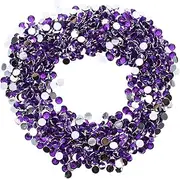COHEALI 1000pcs Resin Flatback Rhinestones Nail Art DIY Wedding Dress Flat Bottom Drill Phone Case Decorations