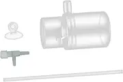 Perfk Oxygens Enrichment Adapter Aquarium Water Tank Filter with Suction Cup Water Surface Filter Fish Tank Filter Increasing Oxygens, 20mm