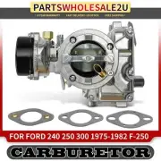 Barrel Carburetor with Gaskets for Ford 240 250 300 1975-1982 F-250 D5TZ9510AG (for: Ford)