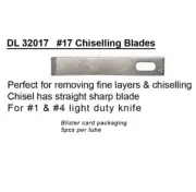 Delta Fine Chisel Blades #17 (5pcs)