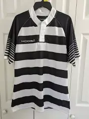 KooGa Men's Touchline Hooped Match Rugby Shirt size M.
