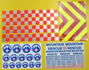RC Rock Crawler 'MOUNTAIN RESCUE' 4x4 10th scale stickers decals fits RC4WD D90