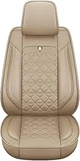 QIOZO Suitable for car seat coverFiat Sedici Bravo Freemont Pulse Argo Panda Car Accessories:Beige