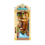 Robotime Rolife ROKR Romantic Venice DIY Book Nook Shelf Insert Kit TG