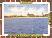 METAL SIGN - New Jersey Postcard - Beach Haven, N. J., Off Shore
