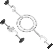 iplusmile 3pcs Laboratory Support Stand Kit Iron Ring Clamps for Beakers Flasks Cross Clamp Ring for Science Experiments Resistant Efficient Lab Equipment