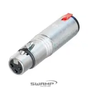 Neutrik NA3FJ XLR Female to Stereo TRS 1/4" Female Locking Jack Audio Adapter