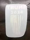 Vinyl Decal for Window - Trump American Flag FJB Window Sticker For Vehicle