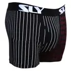 Pinstripe Underwear 'Stay Classy' trunks and socks