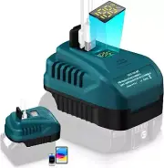 100W USB Charger Adapter for Makita 18V QC3.0 Type-C USB Port with LED Display