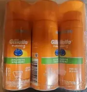 NEW Lot of 3 Gillette Fusion 5 Ultra Sensitive Shave Gel 2.5 oz each Travel Sz