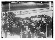Crowds at Indianapolis Speedway c1900 Large Old Photo