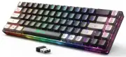 65% Wireless Gaming Keyboard, Rechargeable Backlit Gaming Keyboard, 68 Keys U...