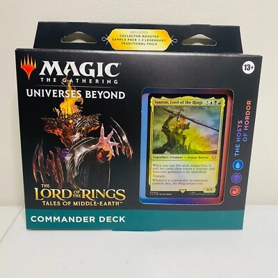 Lord of the Rings Tales of Middle Earth The Hosts of Mordor Commander Deck