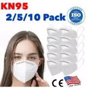 KN95 Face Mask Mouth Cover PM2.5 Antibacterial 4-Layers CE Certified