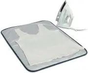 Household Essentials 129 Portable Ironing Blanket Mat-Heat Gray