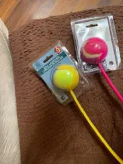 Bull dog German Sheppard Lot of 2 Chuckit! Classic Ball Launcher Dog Toy