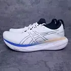 ASICS Gel Nimbus 25 Running Shoes Mens 9.5 White Illusion Blue Walking Nby