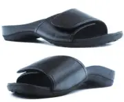 Axign Orthotic Slides Slip On Thongs Slippers Flip Flops - Black - EUR 40 (Mens