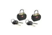 Lewis N. Clark 1 Pack Of 2 Tsa Key Locks Luggage Travel Padlock Keyed Black Other Luggage