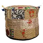 Handmade Traditional Decorative Patchwork Ottoman Pouffe Footstool Chair Cover