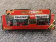 80's MATCHBOX MODELS of YESTERYEAR Y-27 1922 FODEN C TYPE STEAM WAGON & TRAILER