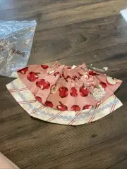 NWT Matilda Jane Heart to Heart Apple Pull-On Skirt Size 2