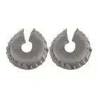 2pcs Soft Beauty Salon SPA Massage Table Bed Face Cradle Pillow Cushion Gray ,