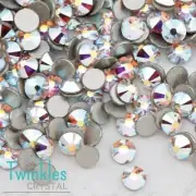 1.7-2.8mm (36pcs) 001AB Swarovski FlatBack Crystal AB Foil-2058-001AB (SS5-SS10)
