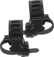 ERINGOGO 2Pcs Crutch Support Holder Lightweight Cane Stand for Wheelchairs Mobility Scooters Durable Storage Bracket for Elderly Easy to Install Design for Walking Stick