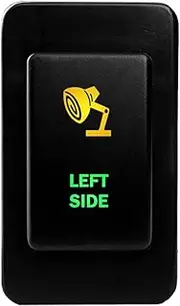12V 3A ON-OFF Push button Switch LEFT SIDE for Nissan PATROL GQ (1987~1997) GU Series 1 (1997~2001) AMBER GREEN